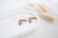 Clay Earrings | Longline Leaf Dangles | Wild Love Collection
