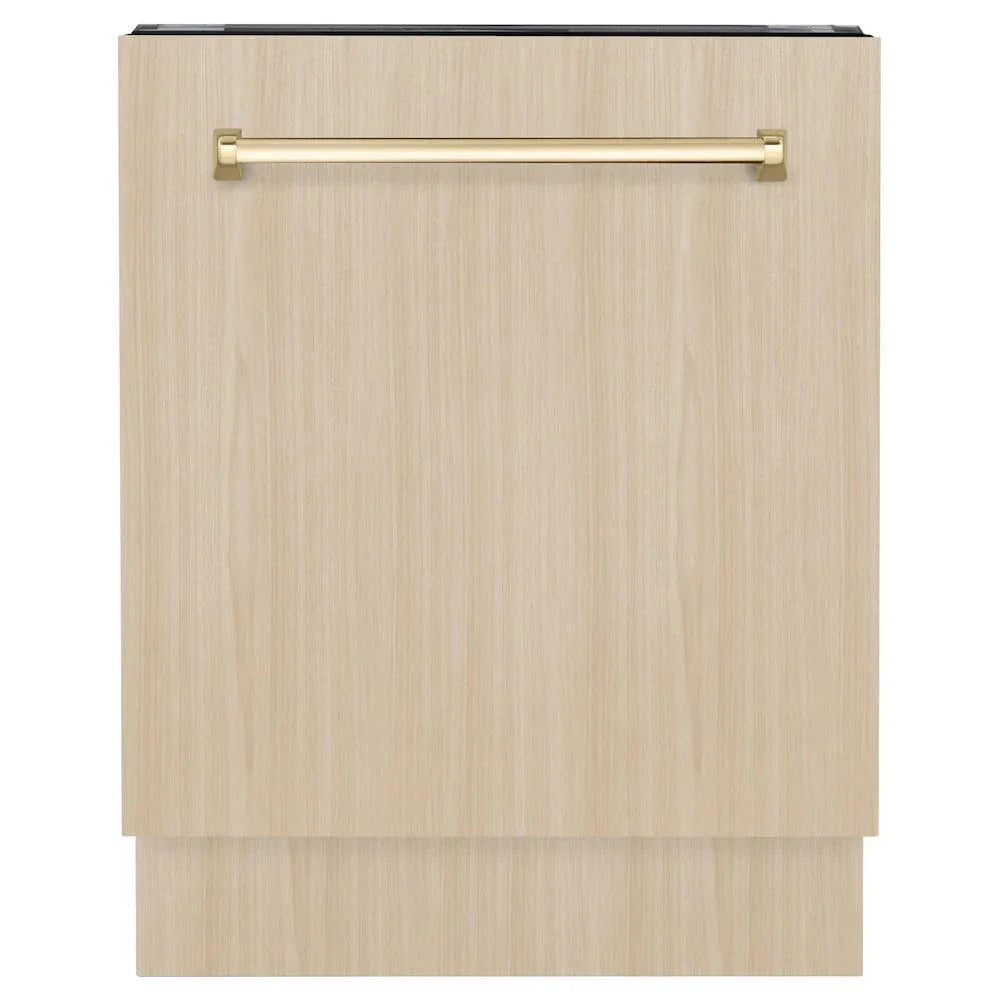 ZLINE Autograph 24" Dishwasher Stainless, Gold DWVZ-24-G