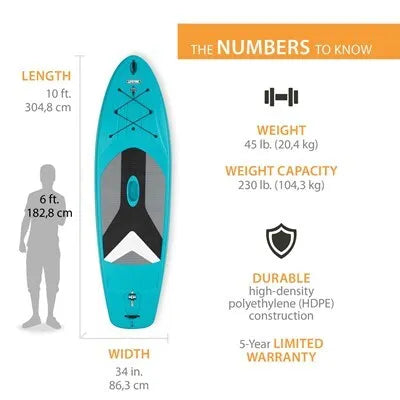 Lifetime Horizon 100 Stand-Up Paddleboard (Paddle Included)