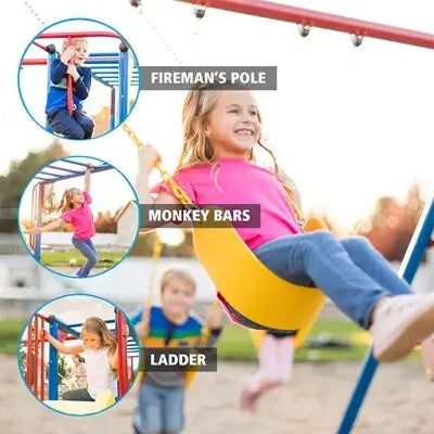 Lifetime Monkey Bar Adventure Swing Set