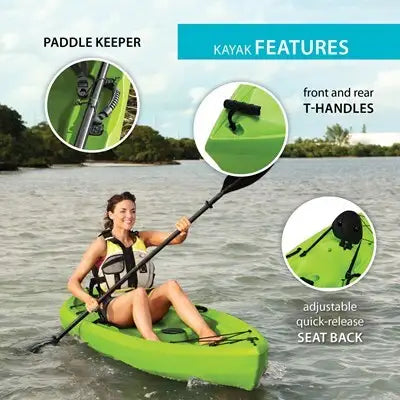 Lifetime Tioga 100 Sit-On-Top Kayak (Paddle Included)
