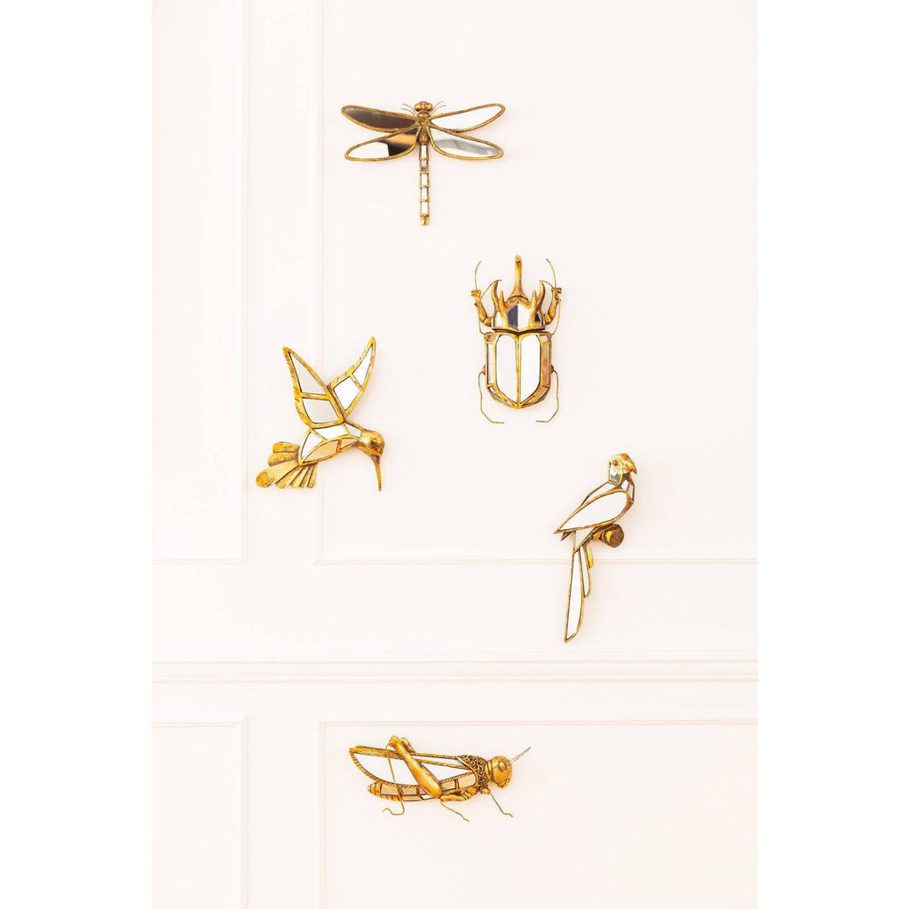 Wall Decoration Beetle Mirror 25x39cm