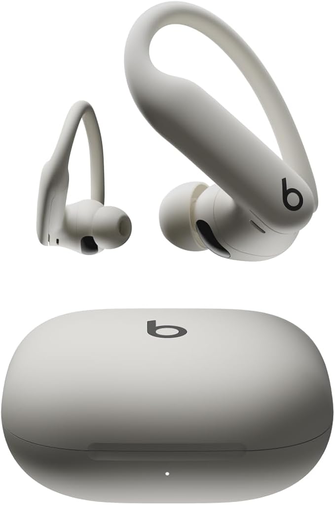 Beats Powerbeats Pro 2 Wireless Bluetooth Earbuds - Noise Cancelling, Heart Rate Monitor, IPX4, Up to 45H Battery & Charging Case, Works with Apple & Android - Quick Sand