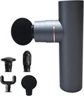 Mini Massage Gun, Percussion Deep Tissues Muscle with 4 Attachments, Full-Metal Electric Portable Hand Held Massager Gun for Back, Body Sore Muscles, Pain Relief, Gifts for Office, Home