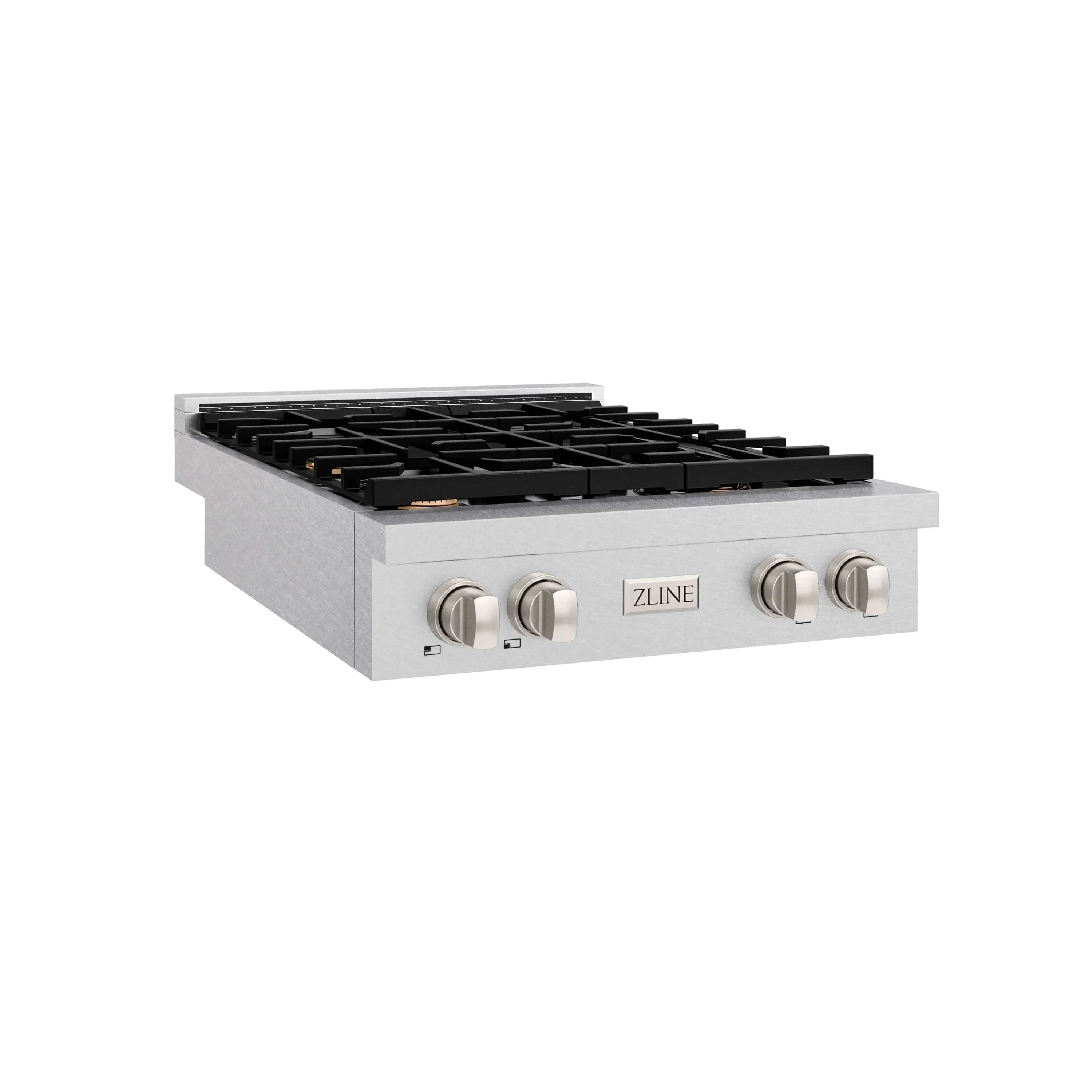 ZLINE 30" Paramount Gas Rangetop DuraSnow® Stainless Steel Polished Gold SRTSZ-30-G