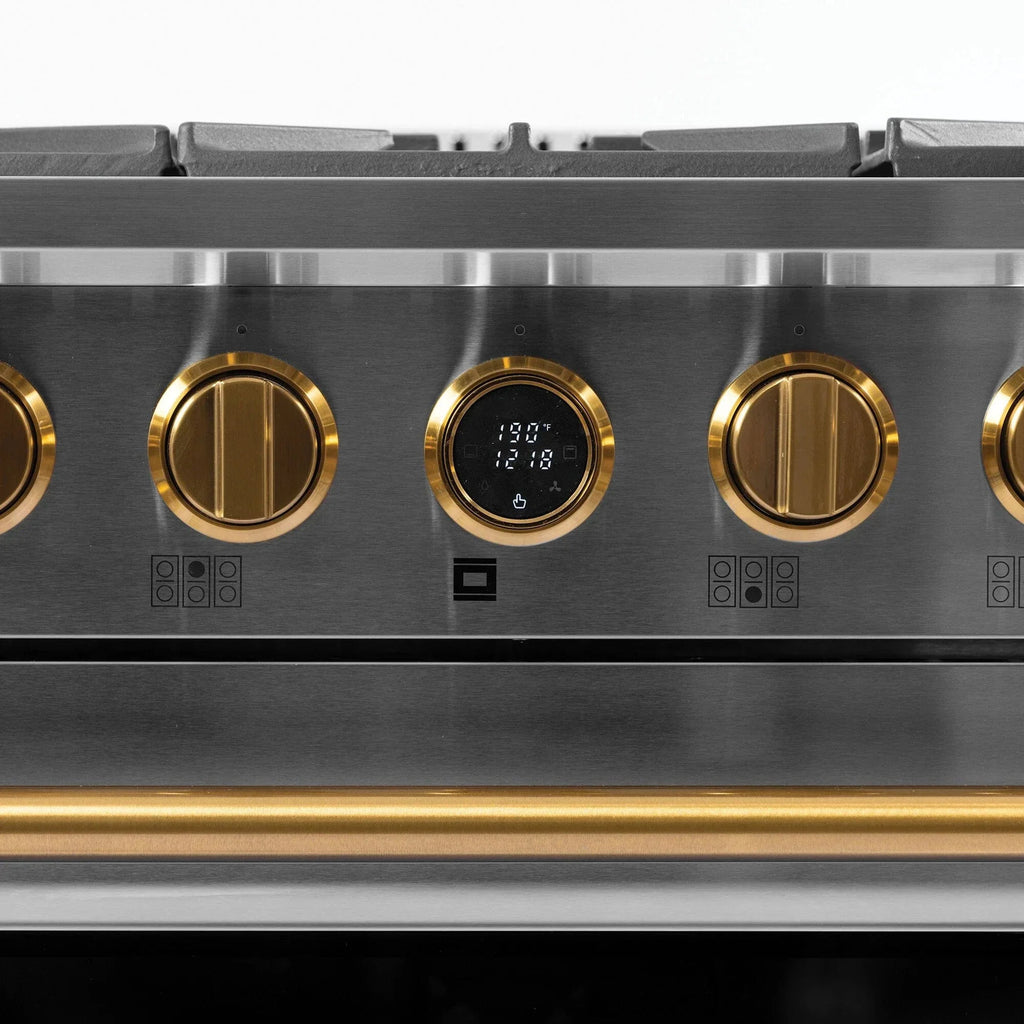Kucht 36" Freestanding Dual Fuel Range  Liquid Propane KXP36/LP