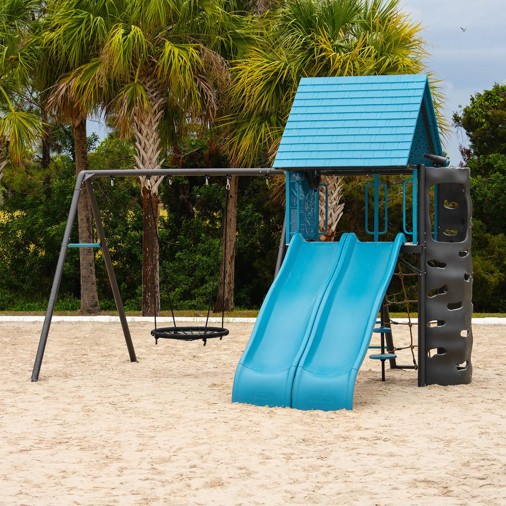 Lifetime Big Stuff Adventure Swing Set with Spider Swing