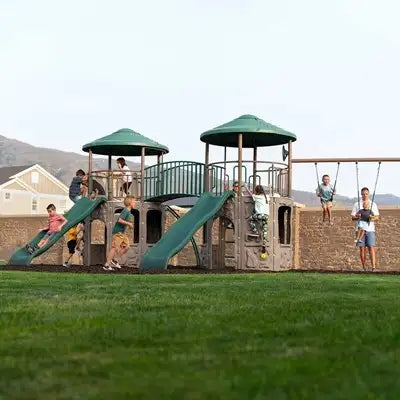 Lifetime Double Adventure Tower with Monkey Bars
