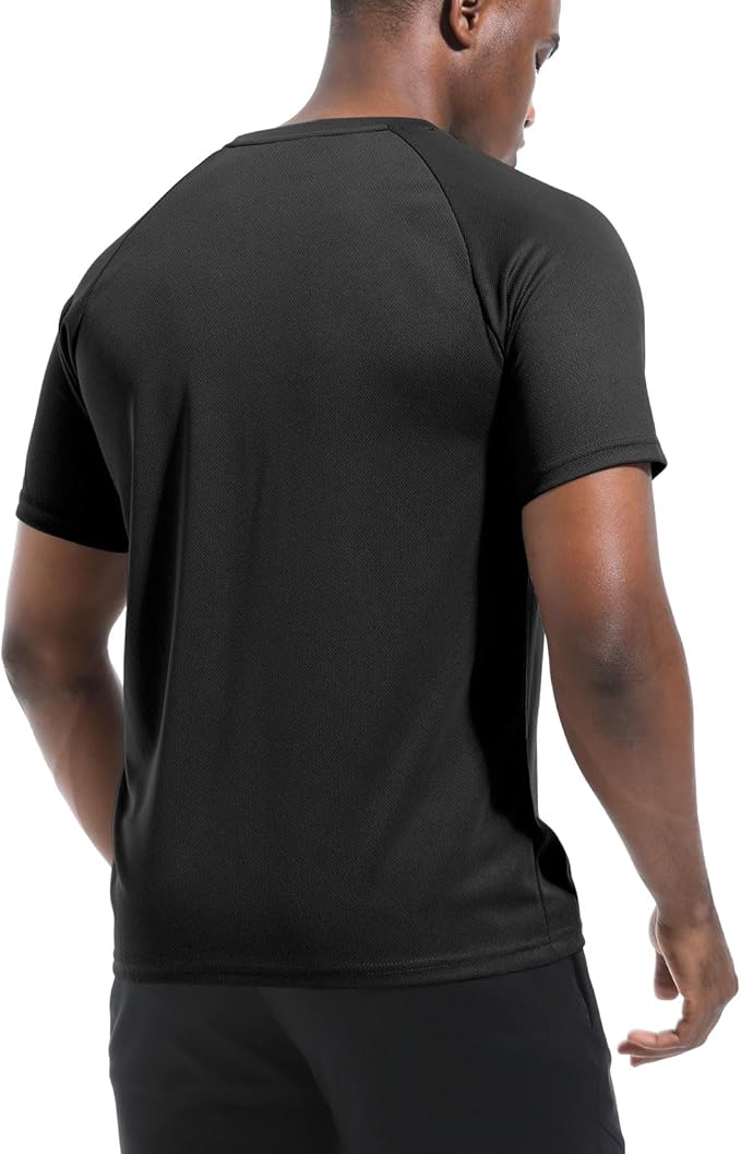 Boyzn 1, 3, 5 or 7 Pack Men's Workout Running Shirts, Dry Fit Moisture Wicking T-Shirt, Gym Athletic Short Sleeve Tee Shirts