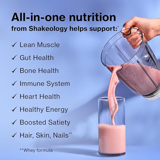Shakeology Plant Based Protein Powder Blend – Gluten-Free Shake with Vitamins and Minerals – Helps Support Weight Loss, Lean Muscle, Gut Health – Cookies and Creamy, 30 Servings