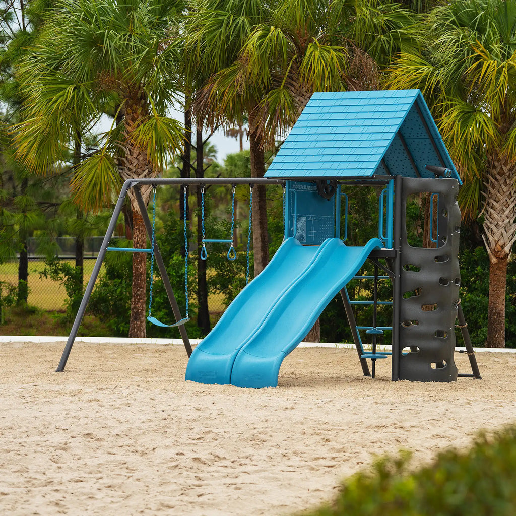 Lifetime Big Stuff Adventure Swing Set with Spider Swing