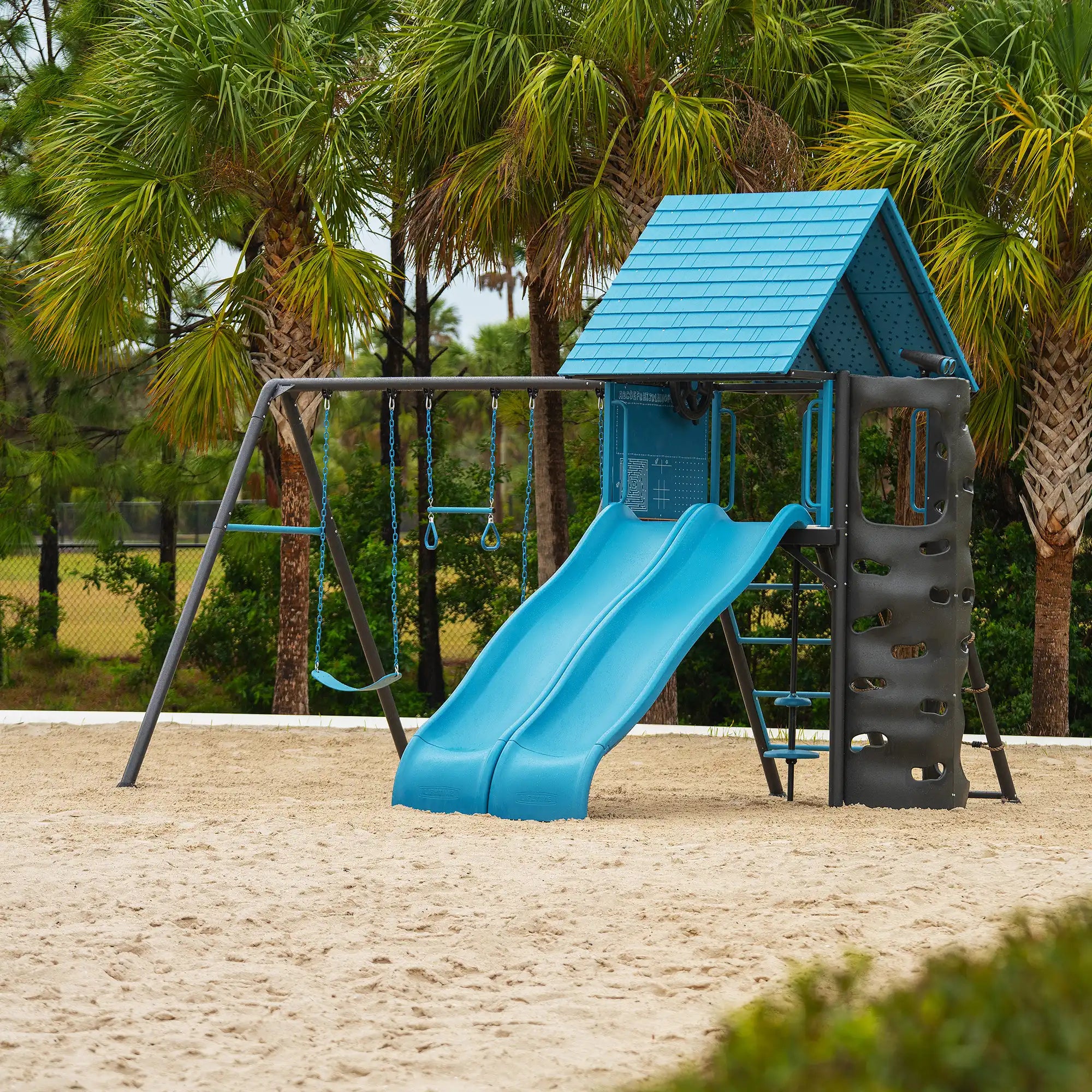 Lifetime Big Stuff Adventure Swing Set with Spider Swing