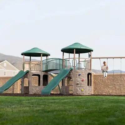 Lifetime Double Adventure Tower with Monkey Bars