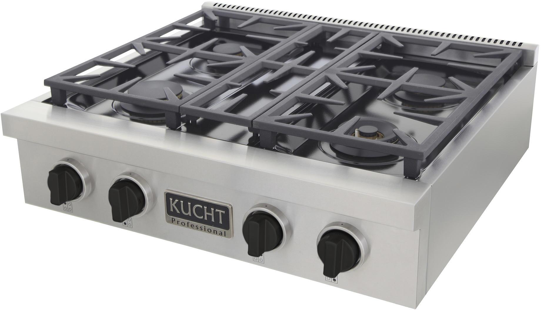 KUCHT 30 Inch Gas Sealed Burner Rangetop, KFX309T-K