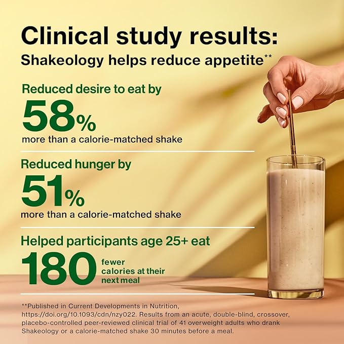 Shakeology Plant Based Protein Powder Blend – Gluten-Free Shake with Vitamins and Minerals – Helps Support Weight Loss, Lean Muscle, Gut Health – Cookies and Creamy, 30 Servings