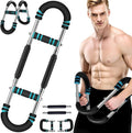 Twister Arm Trainer, Adjustable Resistance 60-110 lbs Chest and Arm Workout Equipment for Men and Women, Portable Home Gym Strength Trainer with Anti-Slip Handles