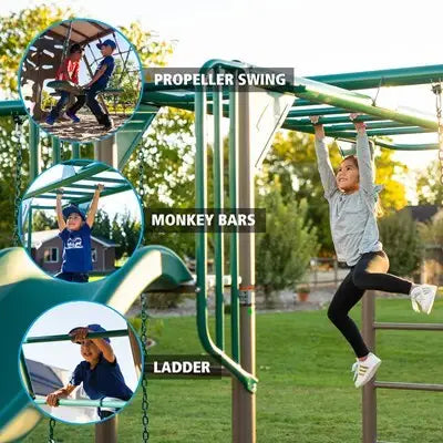 Lifetime Big Stuff Deluxe Swing Set