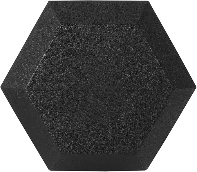 WF Athletic Supply Rubber Coated Hex Dumbbell Set with Two Tier Premium Storage Rack Built for Strength Building, Weight Loss & Home Gym – Multiple Sets Available