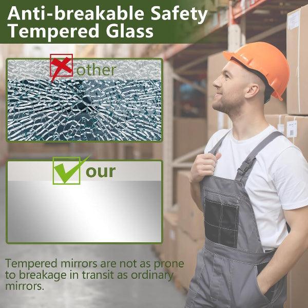 MELOMOIR Full Length Mirror, Floor Mirror with Stand Hanging or Leaning, Aluminum Alloy Frame Full Body Mirror for Bedroom Living Room Cloakroom Hallway, Wall Mirror Full Length, Black