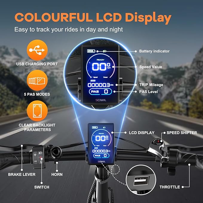 Foldable Electric Bike for Adults, 30+MPH, 48V 20Ah Removable Lithium Battery up to 80Miles, 20" Fat Tire 1000W Peak Motor Dirt Ebike Adult Electric Bicycle for Commute Beach Mountain E Bike