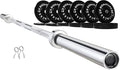 Olympic Bumper Plates Set, 2" Weight Plates for Strength Training & Weightlifting, Paris or Set or Set with Barbell, Multiple Options