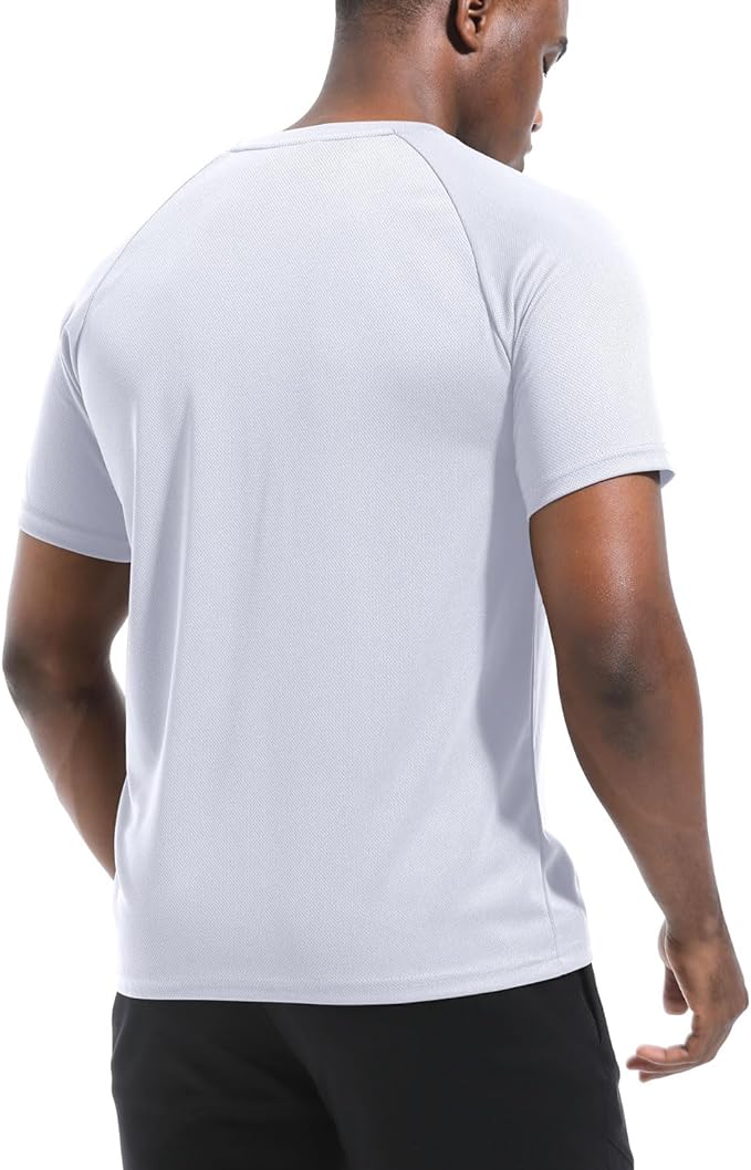 Boyzn 1, 3, 5 or 7 Pack Men's Workout Running Shirts, Dry Fit Moisture Wicking T-Shirt, Gym Athletic Short Sleeve Tee Shirts