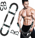 Twister Arm Trainer, 40-100lb Adjustable Chest Workout, Arm Trainer, Twister Arm Trainer, Portable Power Twister Bar, Detachable Design