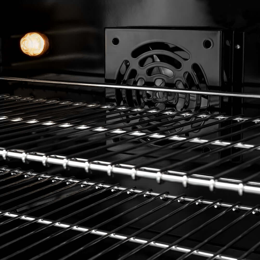 ZLINE 36" Select Gas Range Convection Gas Oven Black Stainless Steel HGRB-36