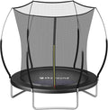 SkyBound 14 FT 12 FT 10FT 8FT 6FT Springless Trampoline for Kids and Adults - Recreational Trampolines with AntiRust Coating - Bungee Cords Outdoor Trampoline for Kids - No-Gap Design Zipper System
