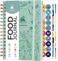Clever Fox Food Journal Spiral - Daily Food Diary, Meal Prep Planner to Track Calories & Nutrients, Weight Loss Tracker Notebook (Mint Cream)