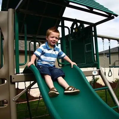 Lifetime Big Stuff ® Swing Set with Bucket Swing and Children's Picnic Table