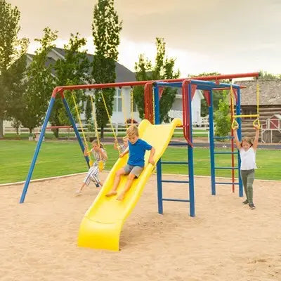Lifetime Monkey Bar Adventure Swing Set