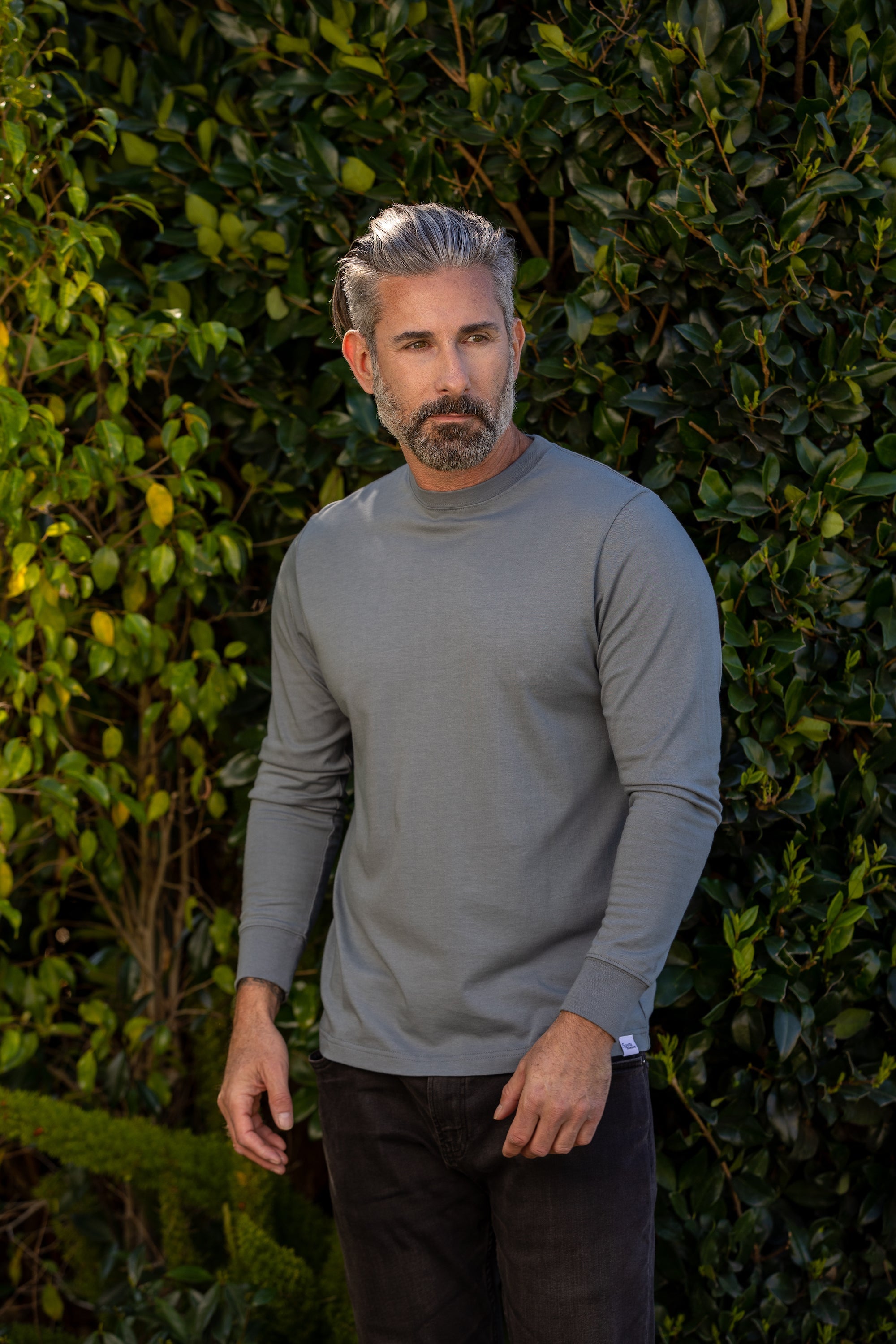 Men's Bamboo Viscose/Organic Cotton Long Sleeve T-Shirt