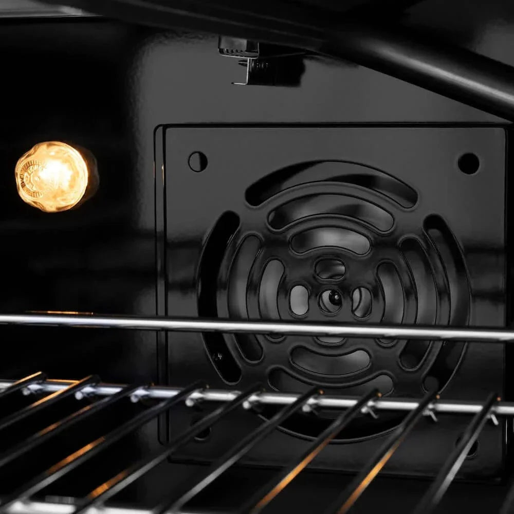 ZLINE 30 in.Gas Range, Convection Gas Oven, Black Stainless Steel, SGRB-30