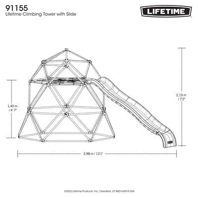 Lifetime Climbing Tower with Slide