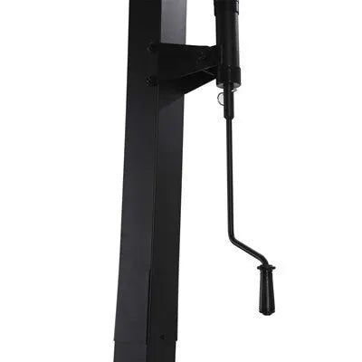Lifetime Crank Adjust Bolt Down Basketball Hoop (54-Inch Tempered Glass)