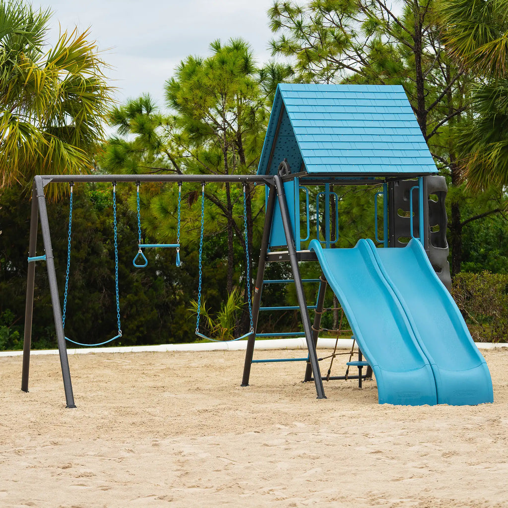 Lifetime Big Stuff Adventure Swing Set with Spider Swing