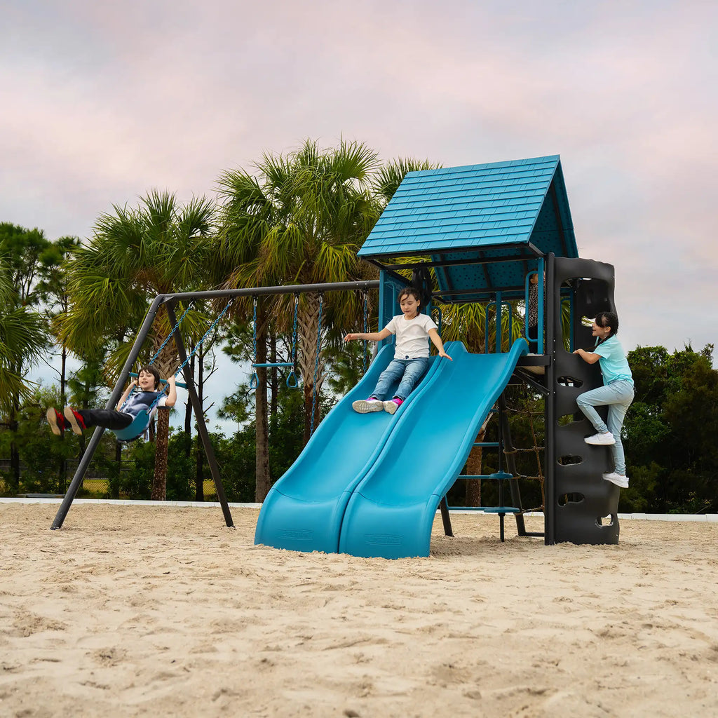 Lifetime Big Stuff Adventure Swing Set with Spider Swing
