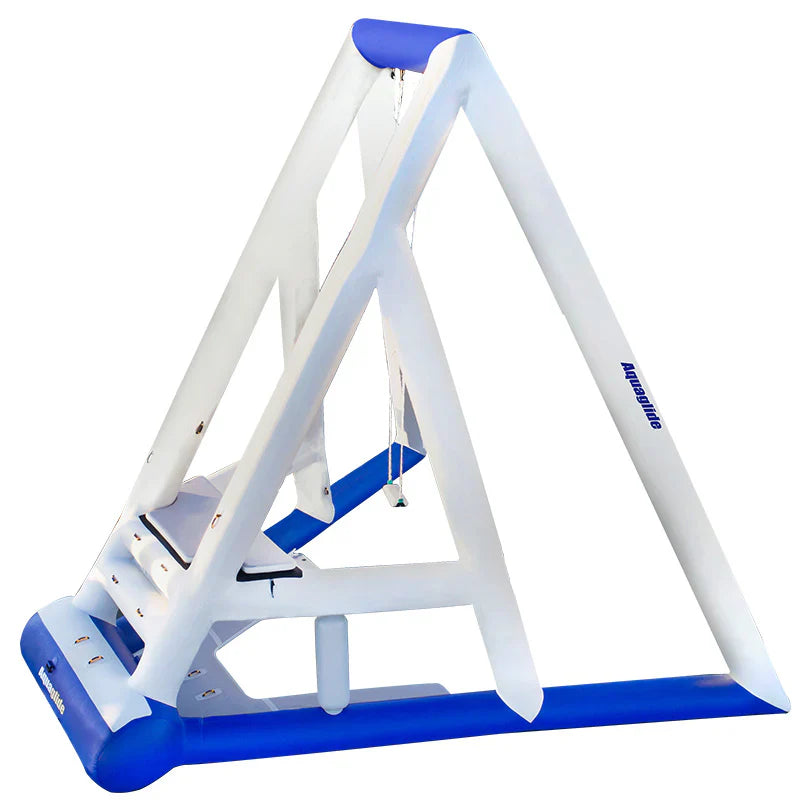 Aquaglide Skyrocket Inflatable Water Park with Trapeze-Style Swing
