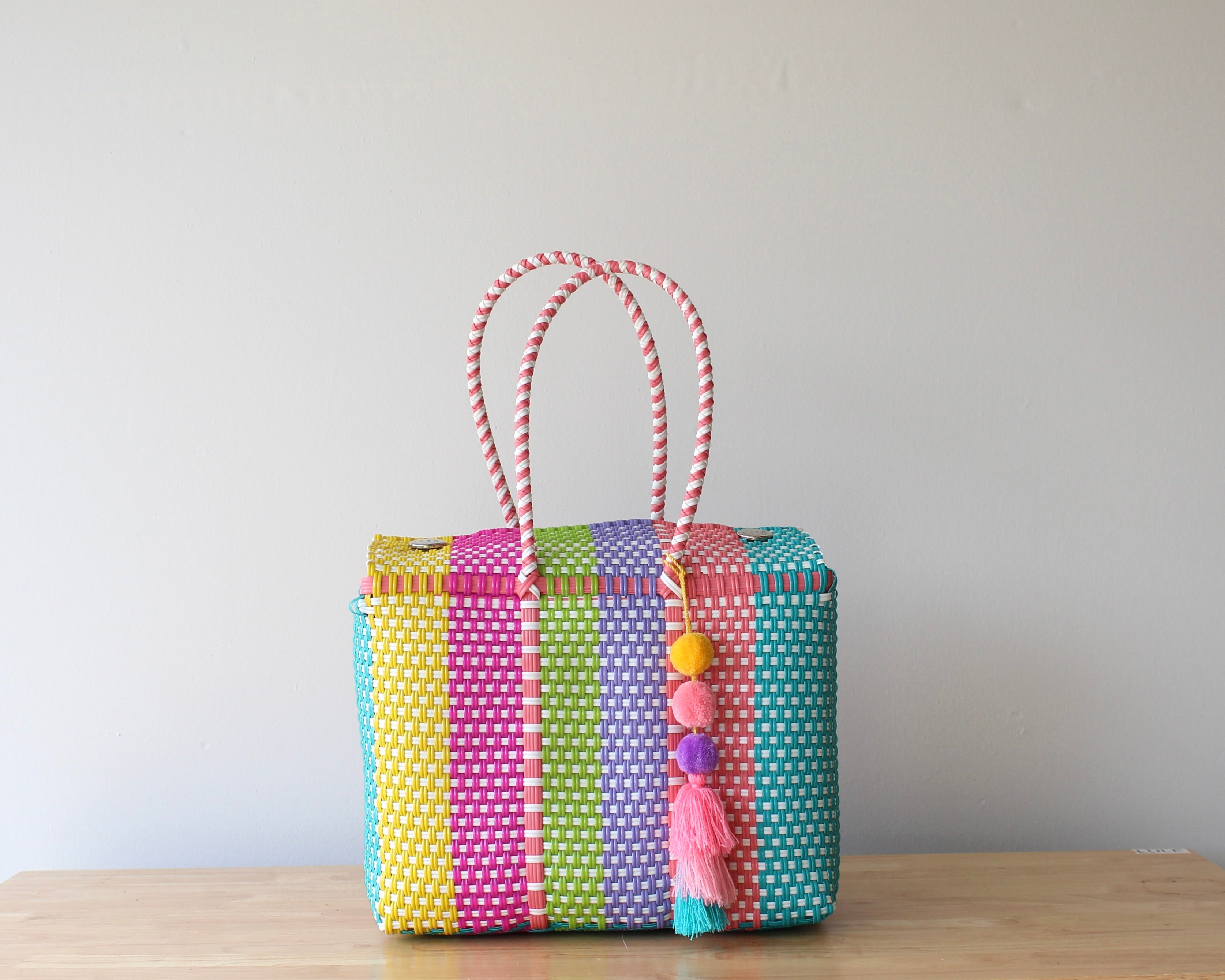 Allegra Handwoven Handbag - Multicolor