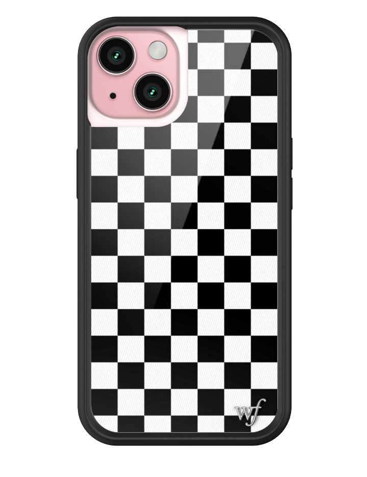 Checkers | Black iPhone Case