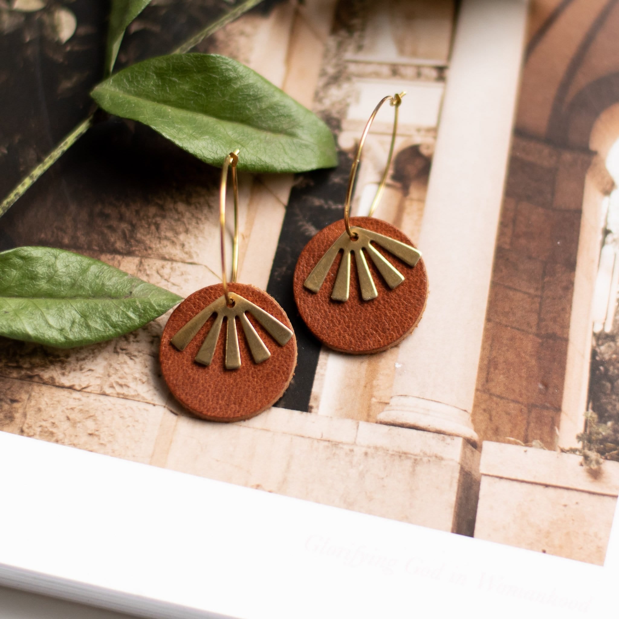 Cognac Oakleigh Earrings