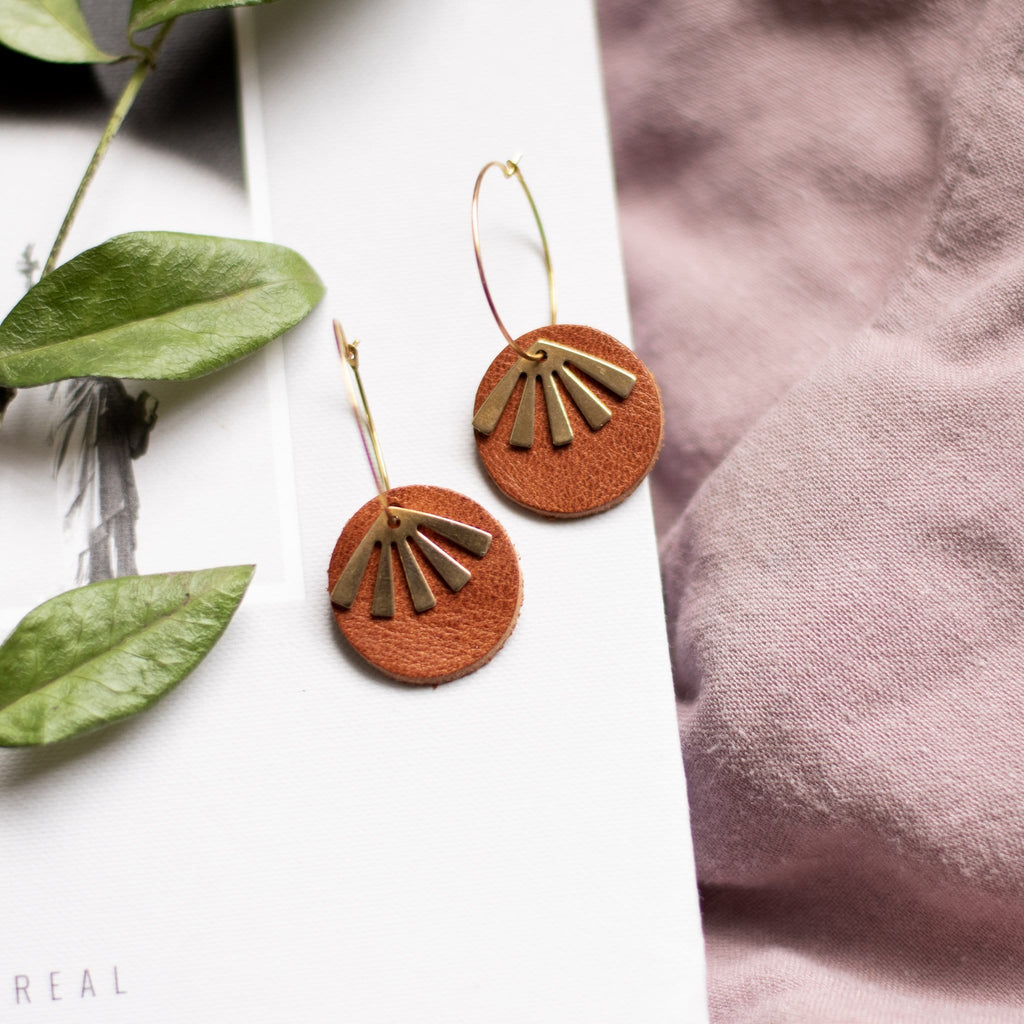 Cognac Oakleigh Earrings