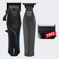 Wahl Vapor Clipper & Hi-Viz Nightshade Trimmer Combo with Free F32 Fadeout Blade
