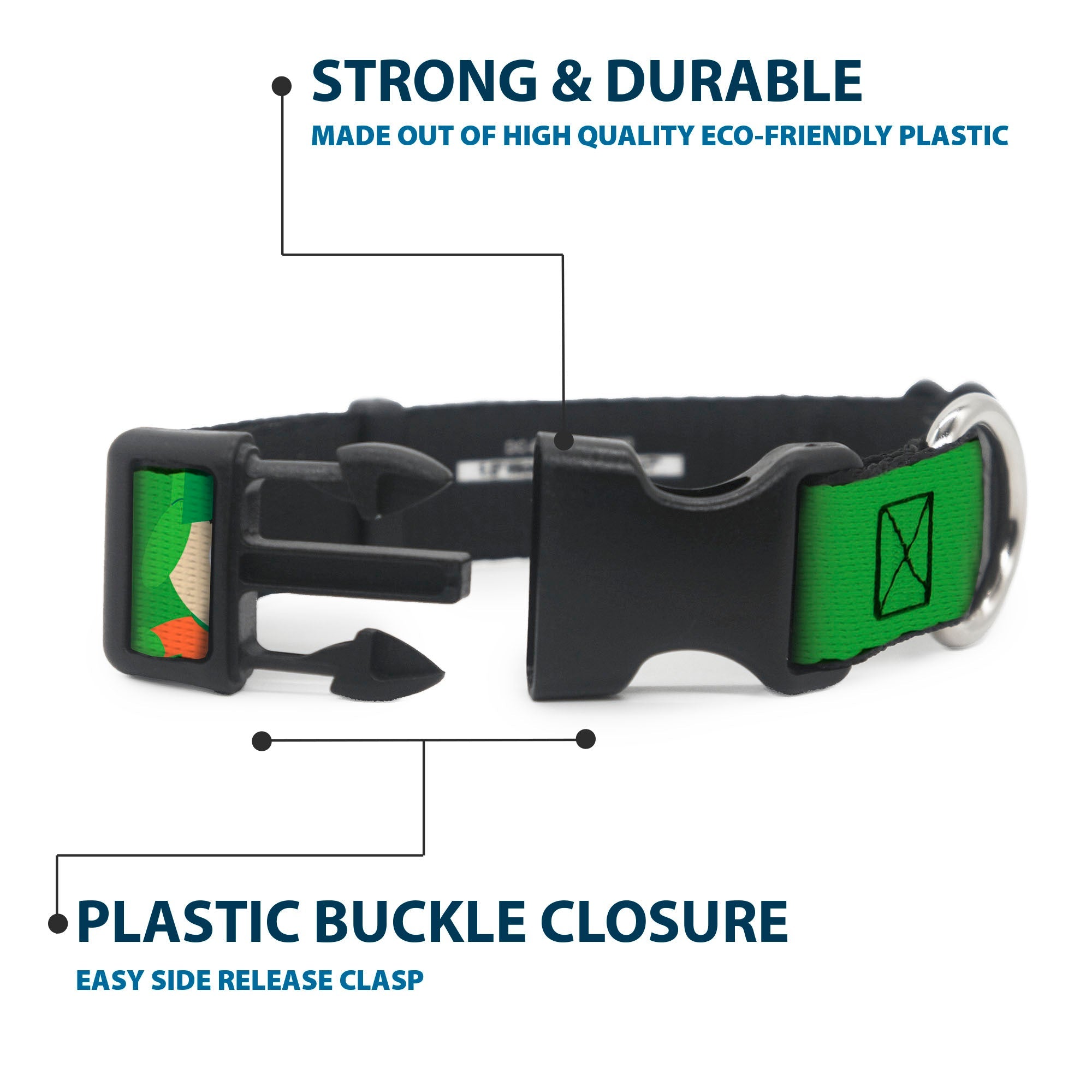 Plastic Clip Collar - South Park Kyle Expressions Greens