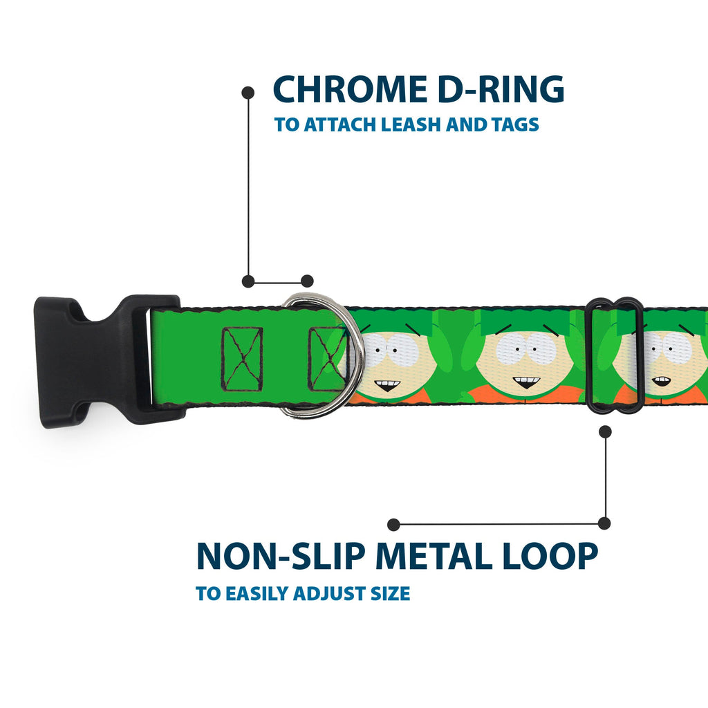 Plastic Clip Collar - South Park Kyle Expressions Greens