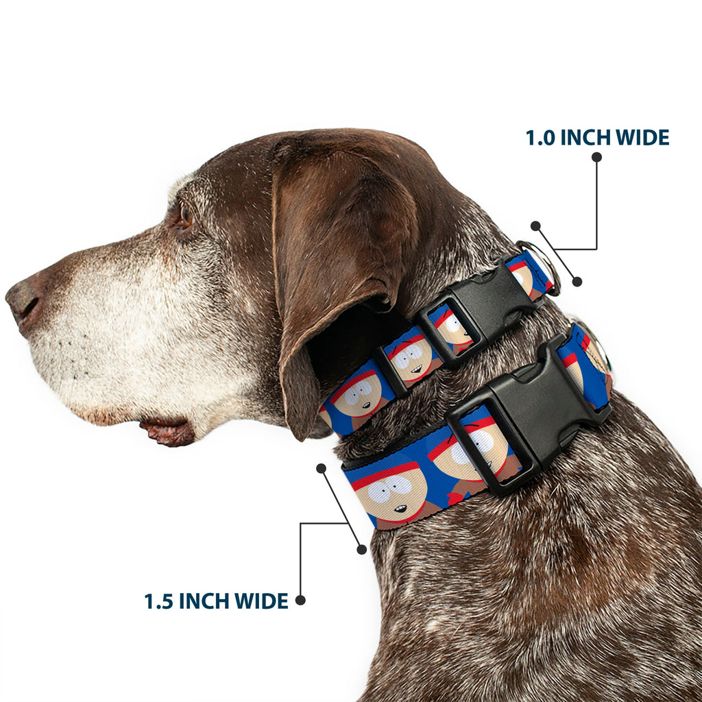 Plastic Clip Collar - South Park Stan Expressions Blue