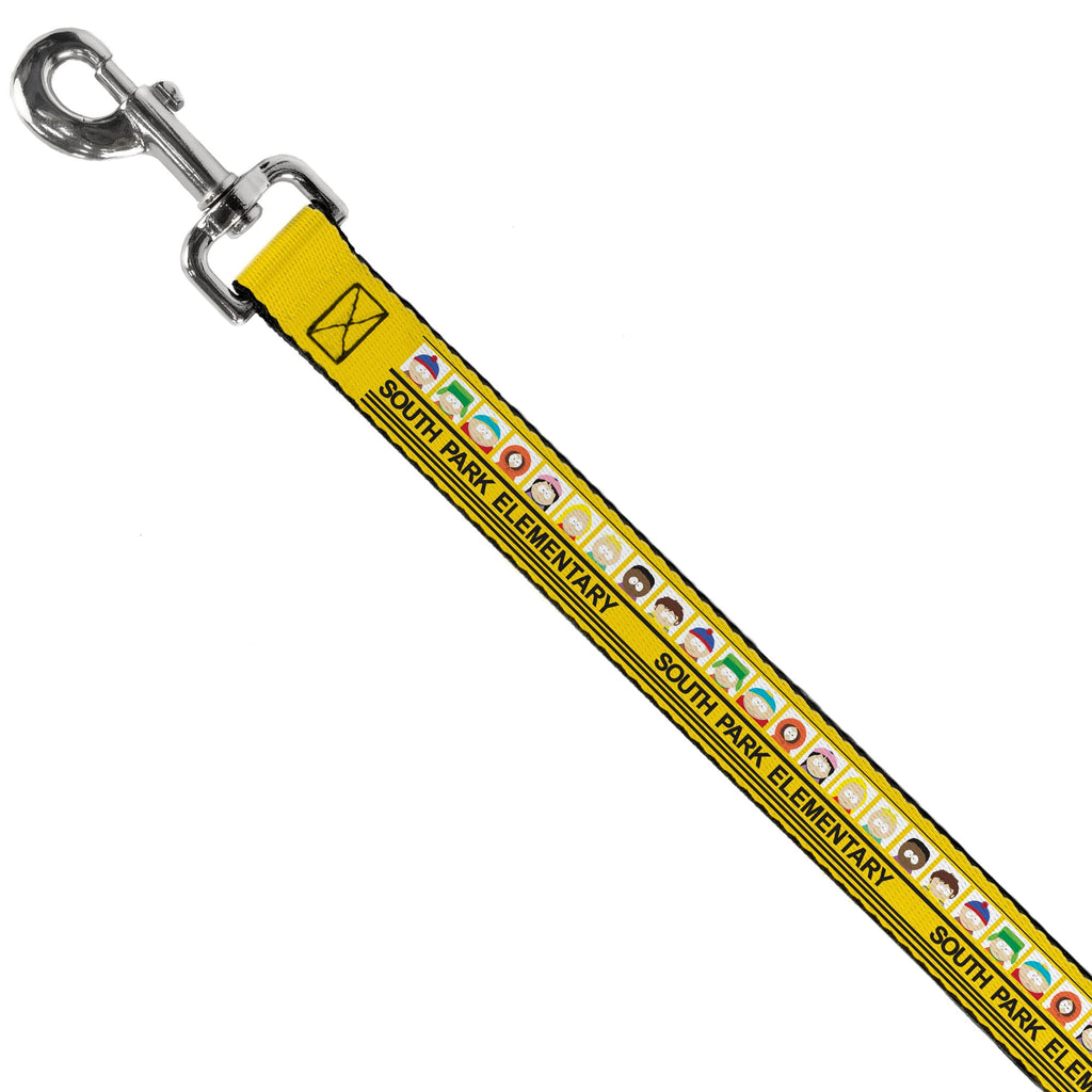 Dog Leash - SOUTH PARK ELEMENTARY School Bus Characters Pose Yellow