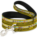 Dog Leash - SOUTH PARK ELEMENTARY School Bus Characters Pose Yellow