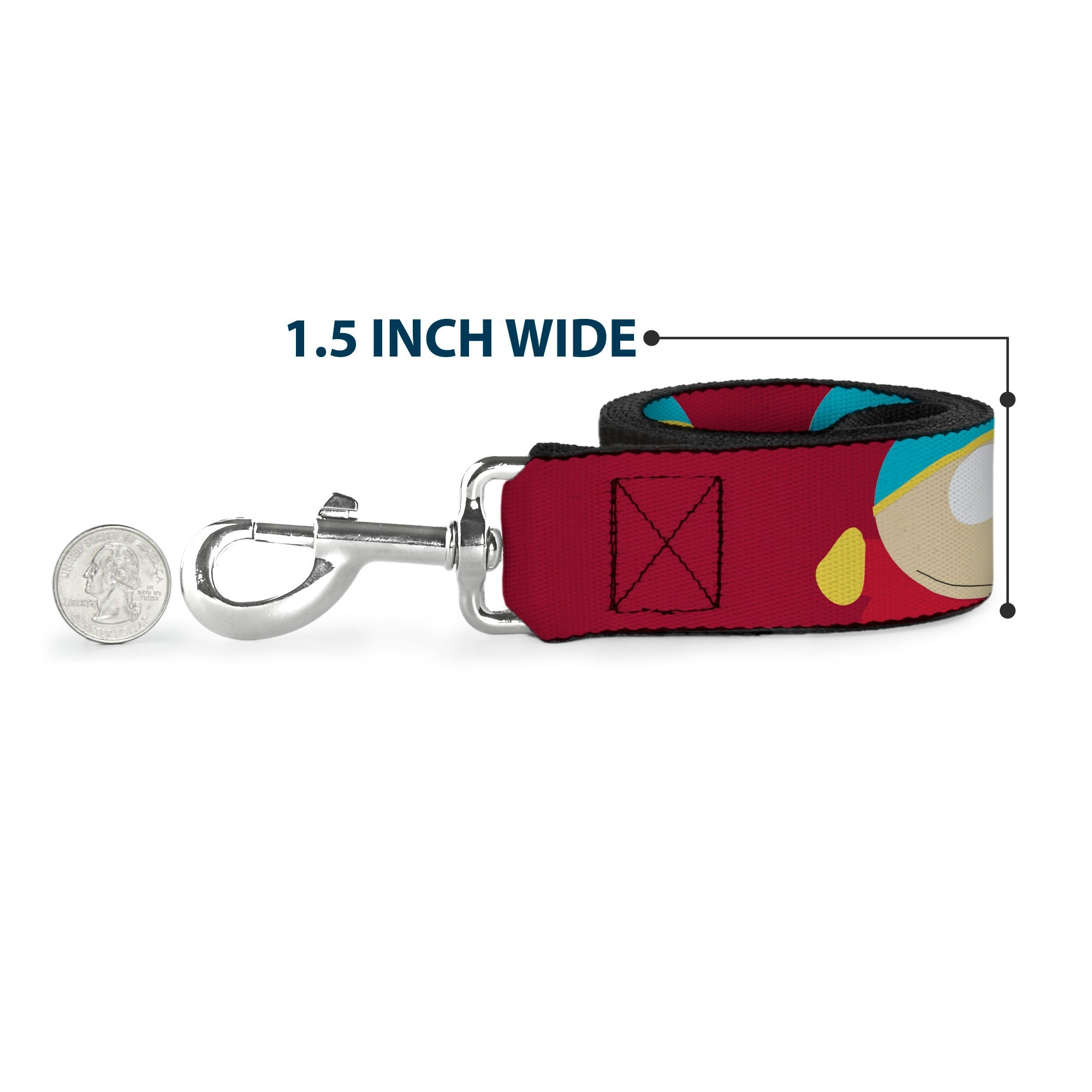 Dog Leash - South Park Cartman Expressions Red